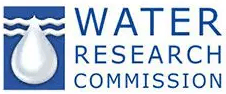Logo for the Water Research Commission featuring a white water droplet with three wavy blue lines on its left, next to the words "WATER RESEARCH COMMISSION" in bold, blue capital letters—a professional design that resonates with corporate voice clients seeking clarity and authority.